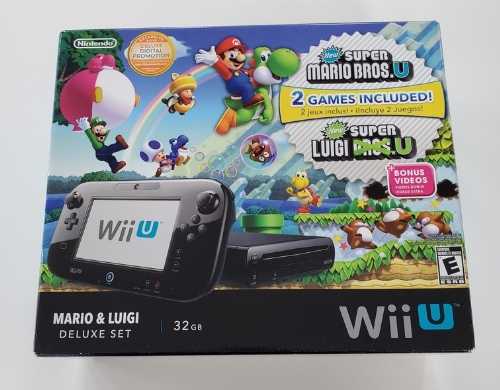 Nintendo Wii U (32GB) Mario & Luigi Deluxe Set (CIB)