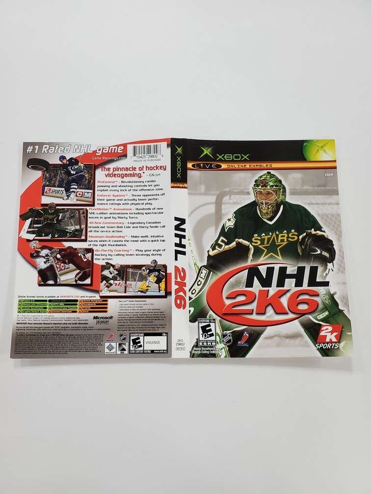 NHL 2K6 (Marty Turco Variant Label) (B)