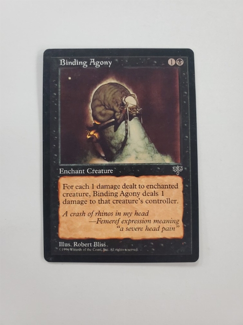 Binding Agony