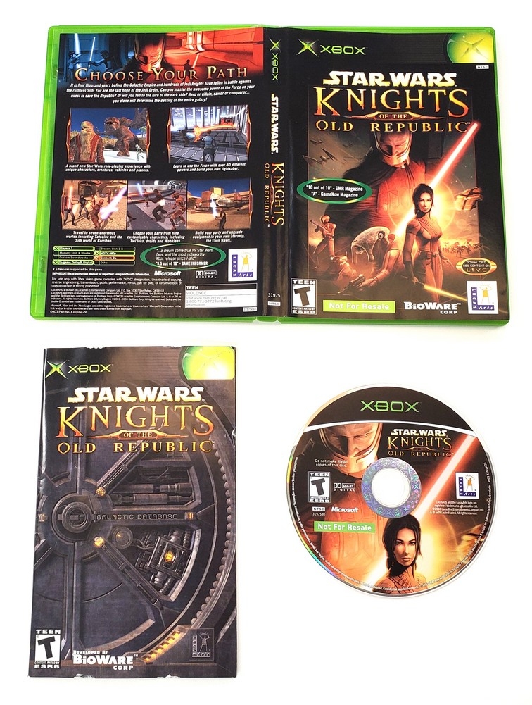 Star Wars: Knights of the Old Republic (Not for Resale) (CIB)