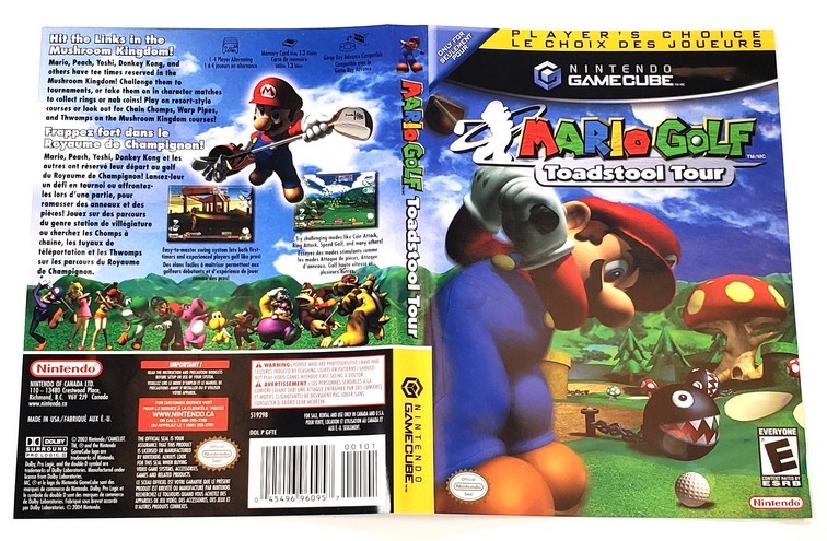 Mario Golf: Toadstool Tour (Player's Choice) (B)
