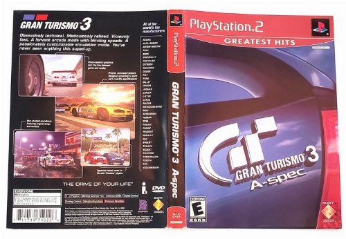 Gran Turismo 3: A-Spec (Greatest Hits) (B)