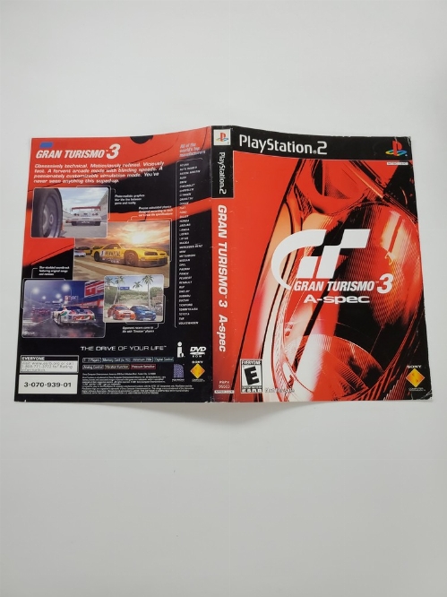 Gran Turismo 3: A-Spec (Not for Resale) (B)