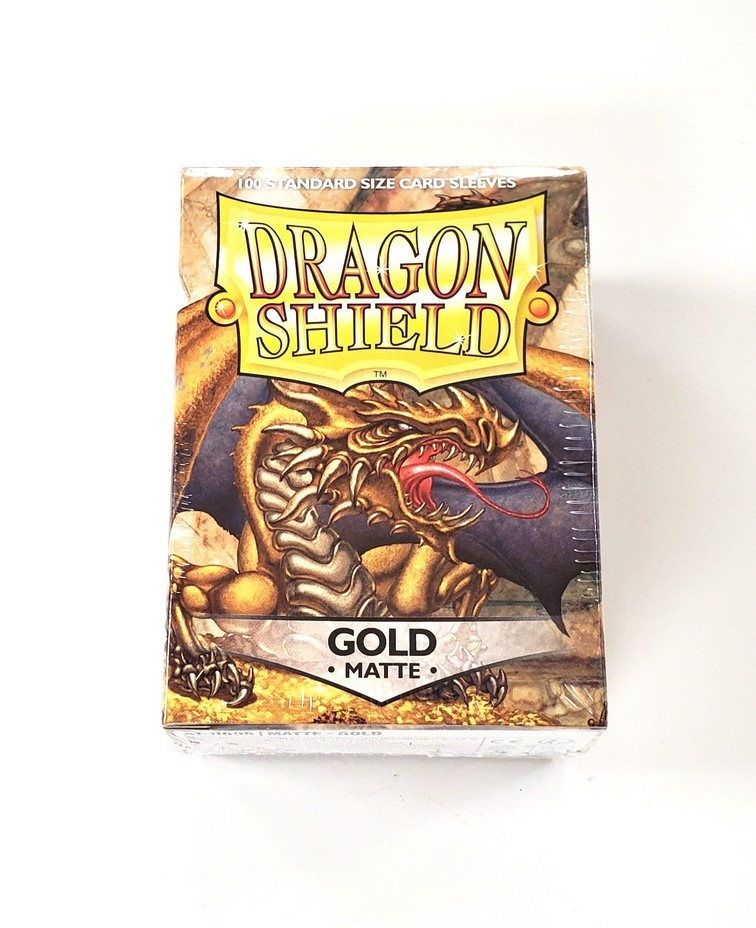 Dragon Shield: Gold Matte - Standard Size (NEW)