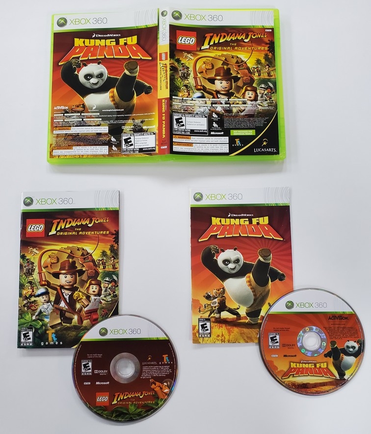 LEGO Indiana Jones: The Original Adventures & Kung Fu Panda [Combo] (CIB)
