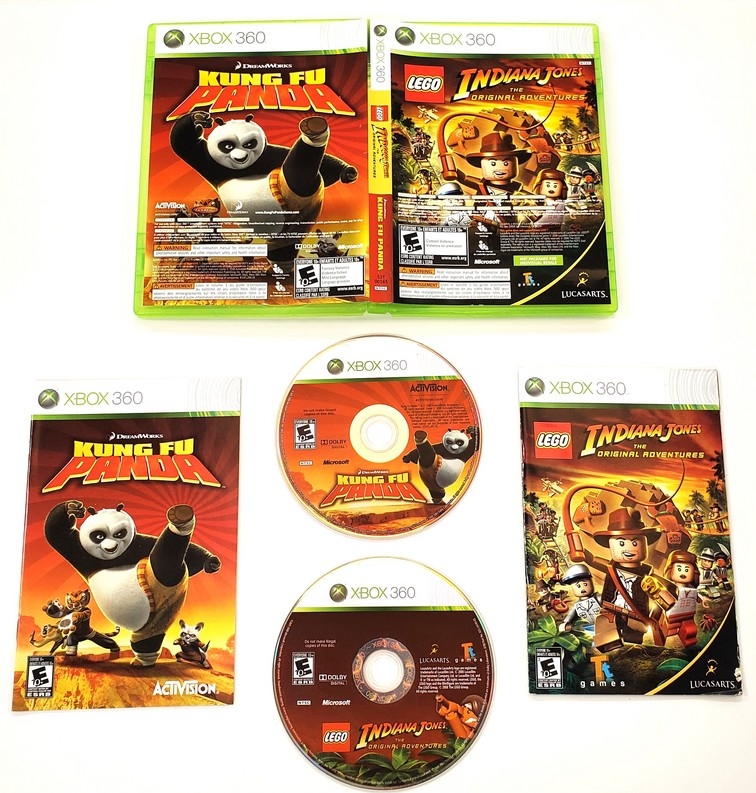LEGO Indiana Jones: The Original Adventures & Kung Fu Panda [Combo] (CIB)