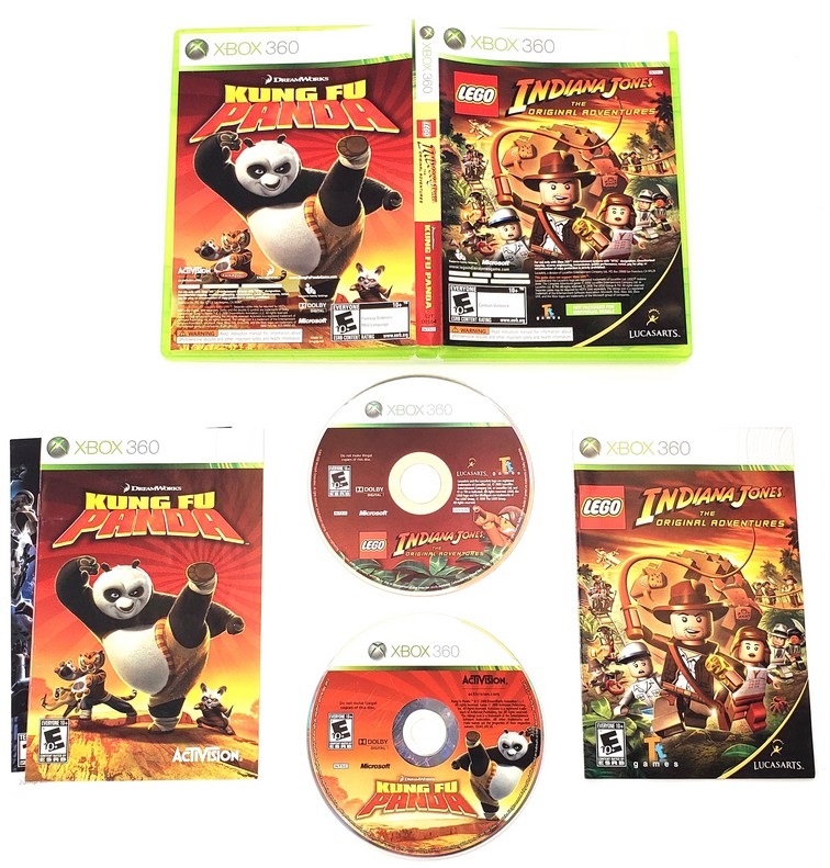 LEGO Indiana Jones: The Original Adventures & Kung Fu Panda [Combo] (CIB)