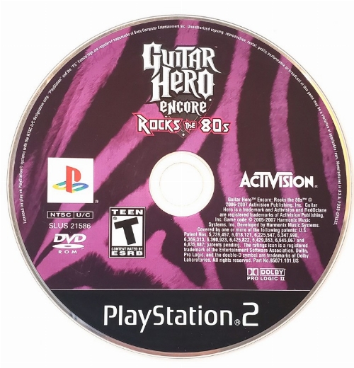 Guitar Hero Encore: Rocks the 80's (C)