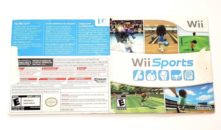 Wii Sports (Cardboard) (B)