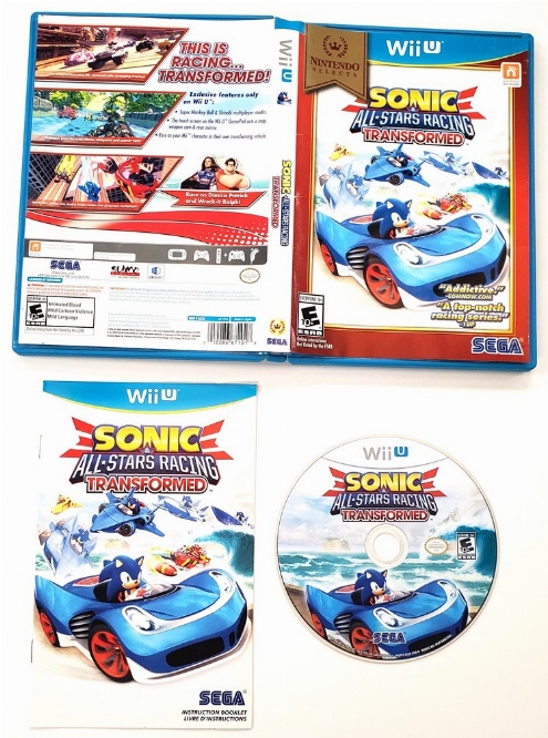 Sonic & Sega All-Stars Racing: Transformed (Nintendo Selects) (CIB)