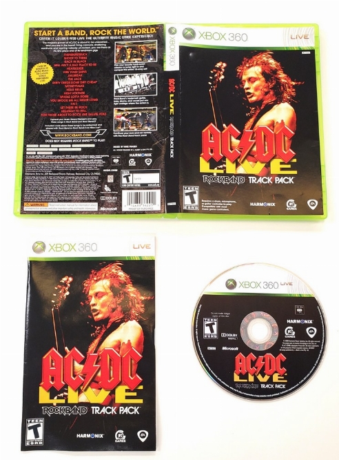 AC/DC Live: Rock Band Track Pack (CIB)