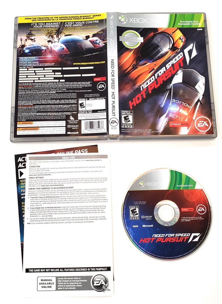 Need for Speed: Hot Pursuit (Platinum Hits) (CIB)