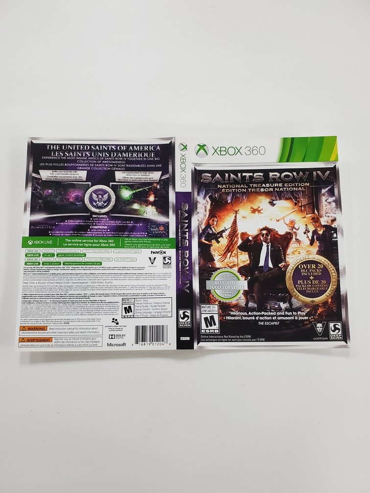 Saints Row IV [National Treasure Edition] (B)