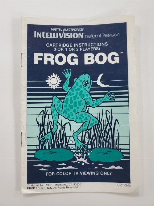 Frog Bog (I)