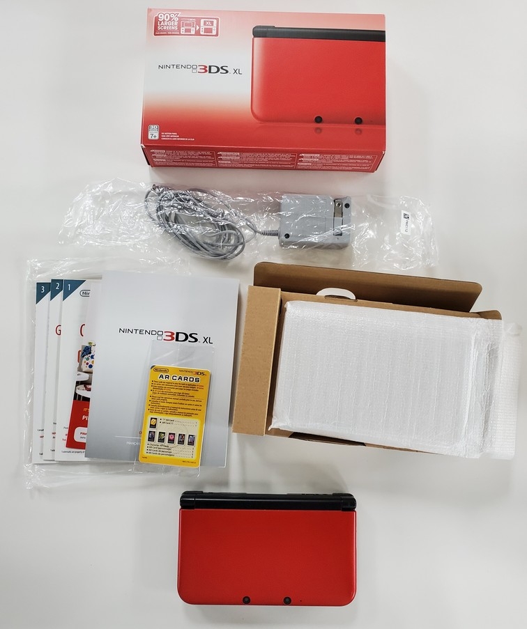 Nintendo 3DS XL Black & Red (CIB)