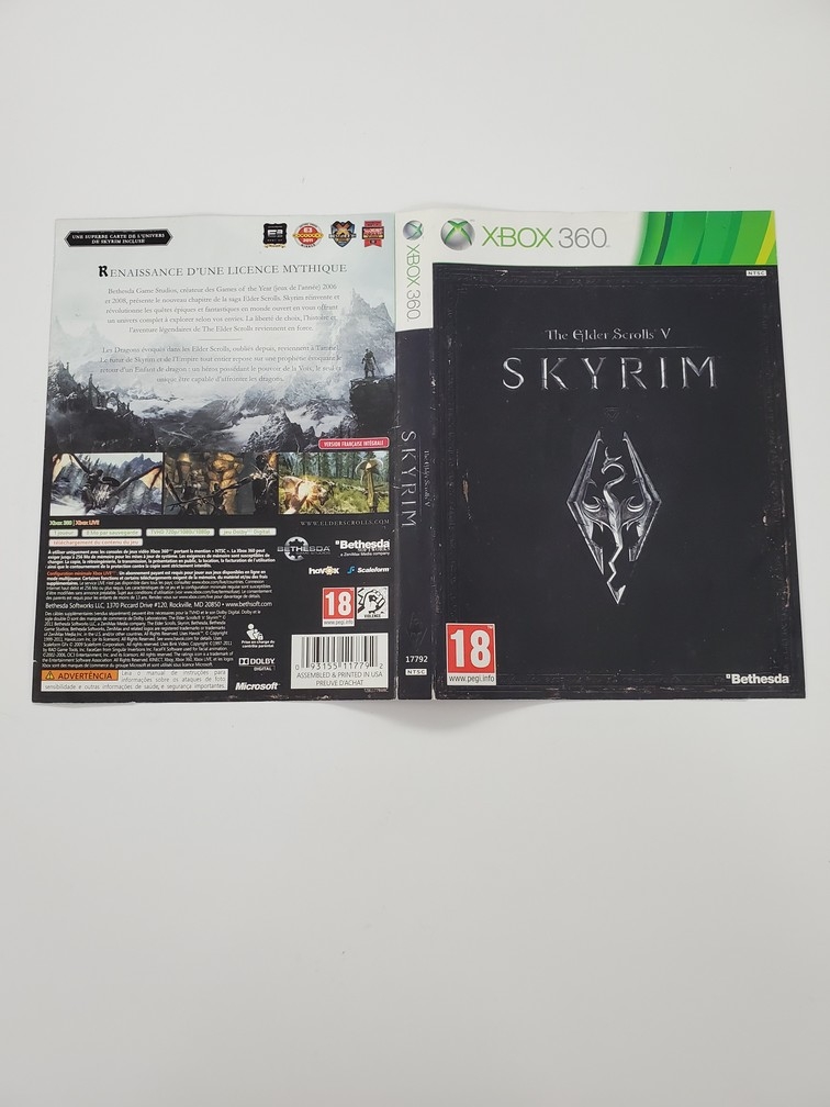Elder Scrolls V: Skyrim, The (Version Francaise) (B)