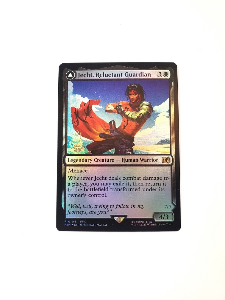 Jecht, Reluctant Guardian // Braska's Final Aeon (Foil)