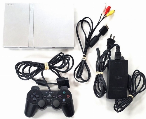 Playstation 2 Slim Silver (Model SCPH-77001)