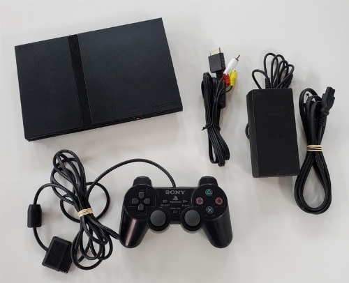Playstation 2 Slim Black (Model SCPH-75001)