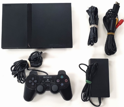 Playstation 2 Slim Black (Model SCPH-75001)
