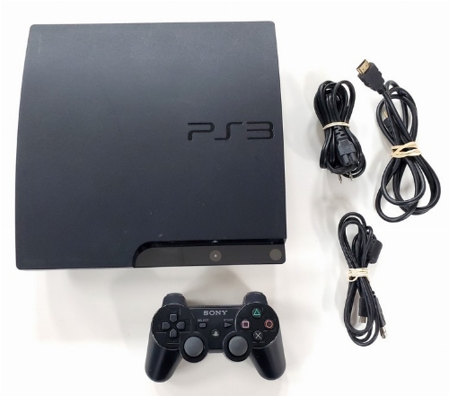 Playstation 3 Slim Black (320GB) (Model CECH-2501B)