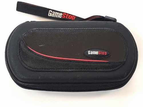 PSP GameStop Black Leather Travel Casing