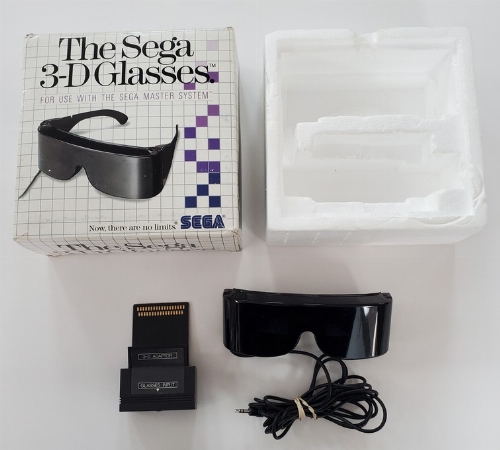 SEGA Master System 3-D Glasses (CIB)