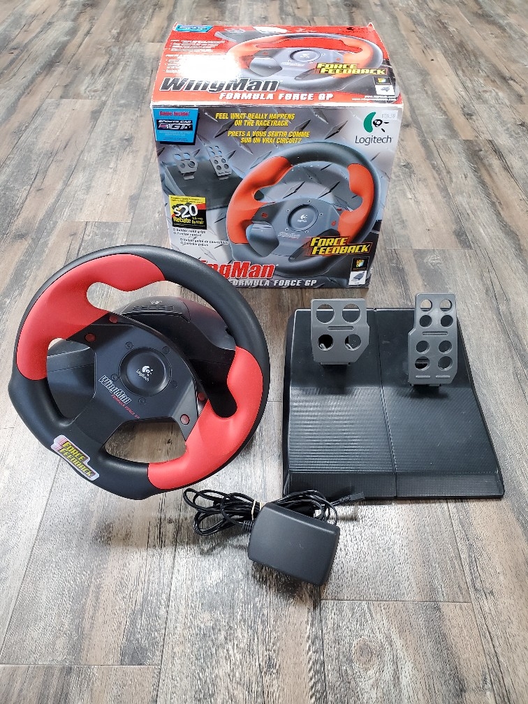 Wingman Formula Force GP USB Logitech Racing Wheel Force Feedback (CIB)