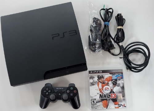 Playstation 3 Slim Black (320GB) (Model CECH-3001B) (CIB)