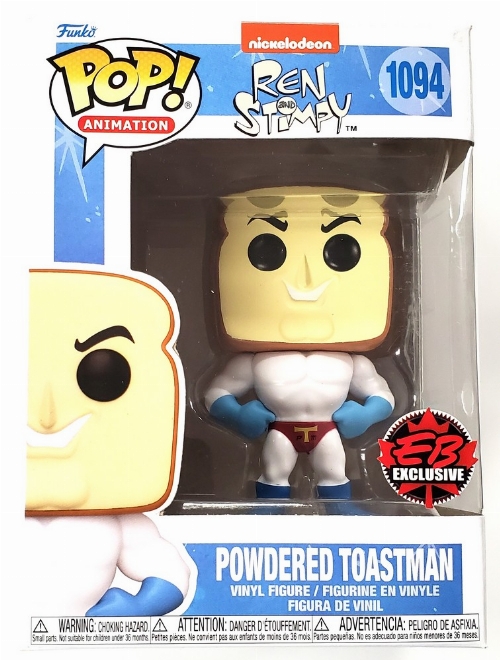 Ren & Stimpy - Powdered Toastman (EB Games Exclusive) #1094 (NEW)