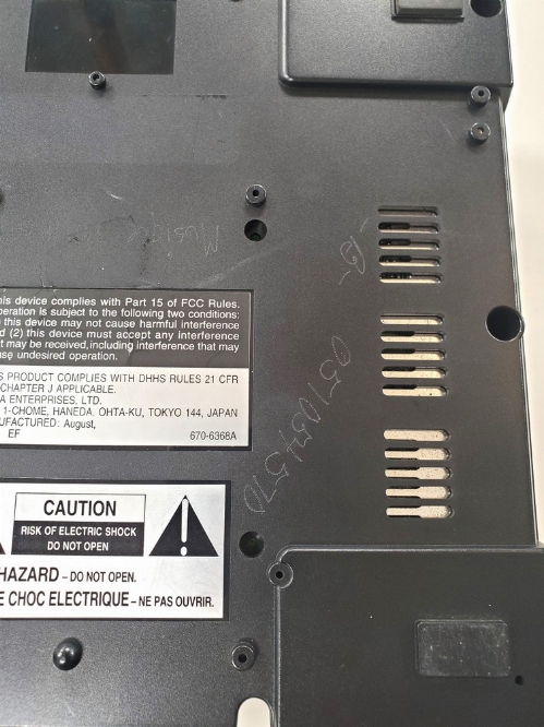 SEGA Saturn (Model MK-80000A)