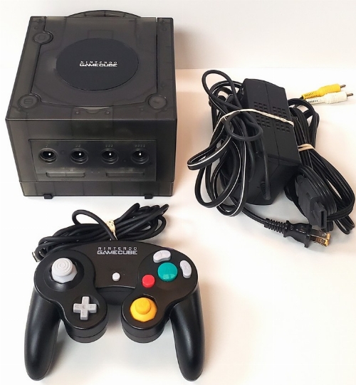 Gamecube Clear Black (Custom Shell) (Model DOL-001)