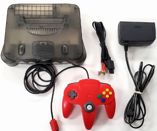 Nintendo 64 (Clear Black Custom Shell) (Model NUS-001)