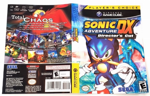 Sonic Adventure DX: Director's Cut (Player's Choice) (B)