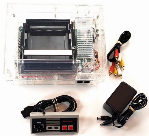 Nintendo NES - Custom Clear Shell (Model NES-001)
