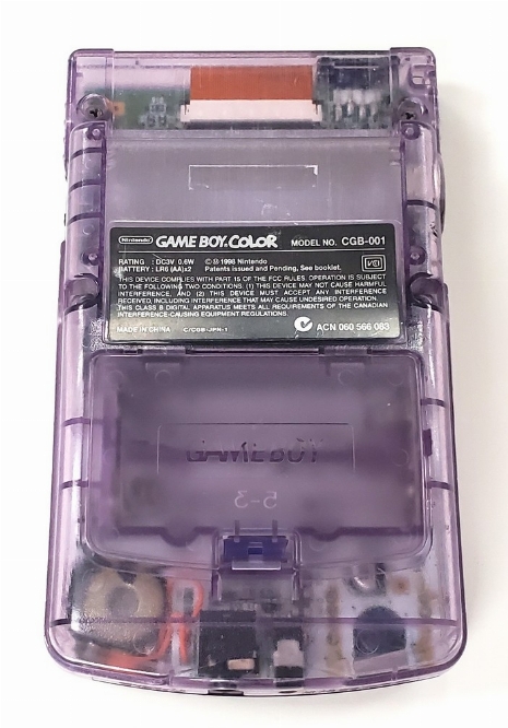 Game Boy Color Atomic Purple (Model CGB-001)