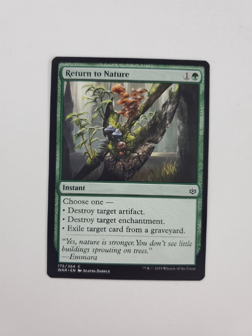 Return to Nature