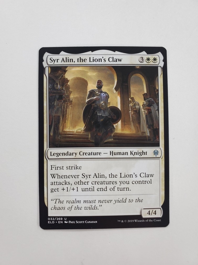Syr Alin, the Lion's Claw