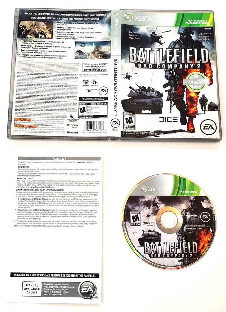 Battlefield: Bad Company 2 (Platinum Hits) (CIB)