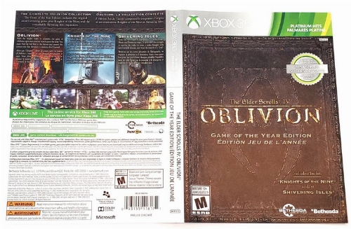 Elder Scrolls IV: Oblivion, The (Game of the Year Edition) [Platinum Hits] (B)