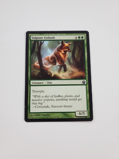 Vulpine Goliath