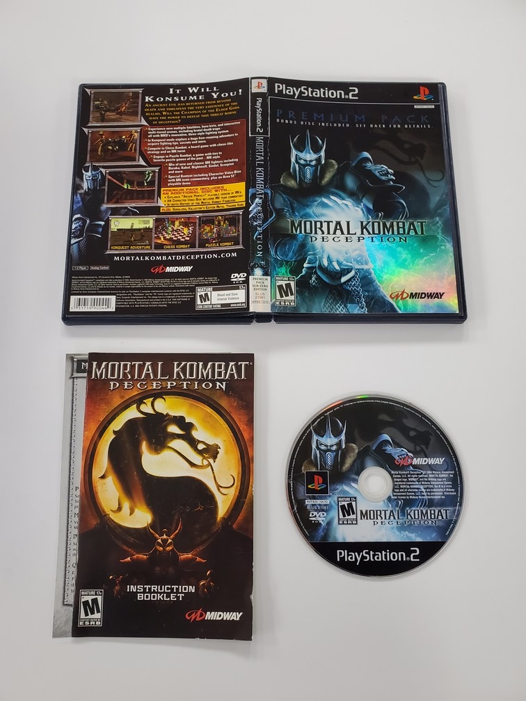 Mortal Kombat: Deception: Premium Pack (Sub-Zero Edition) (Missing Bonus Disc) (CIB)