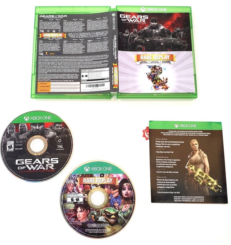 Gears of War (Ultimate Edition) & Rare Replay (CIB)