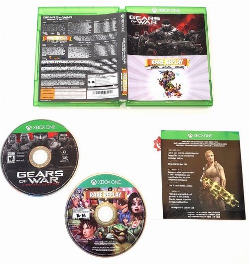 Gears of War (Ultimate Edition) & Rare Replay (CIB)