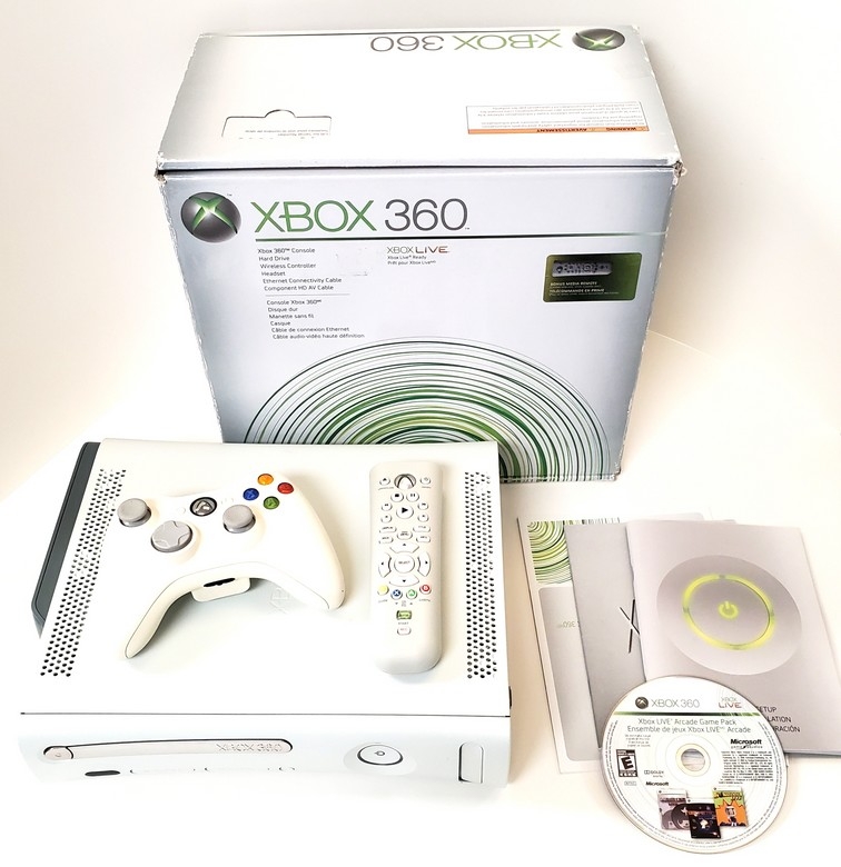 Xbox 360 (20GB) Arcade White (CIB)