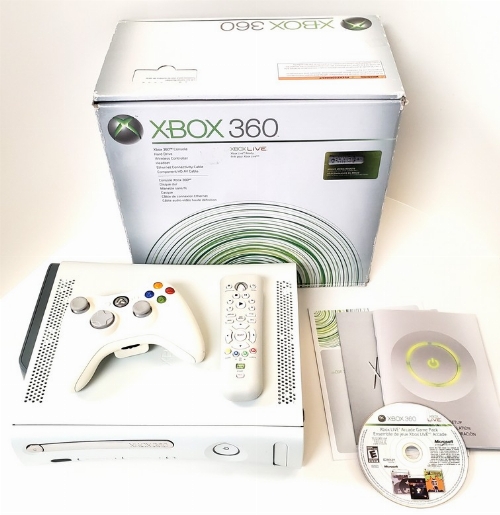 Xbox 360 (20GB) Arcade White (CIB)