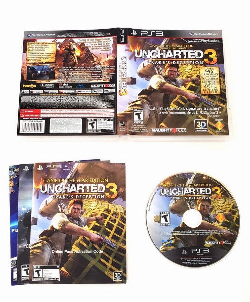 Uncharted 3: Drake's Deception [Game of the Year Edition] (CIB)