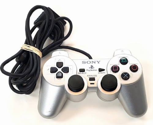 Playstation 2 Silver Dualshock 2 Controller