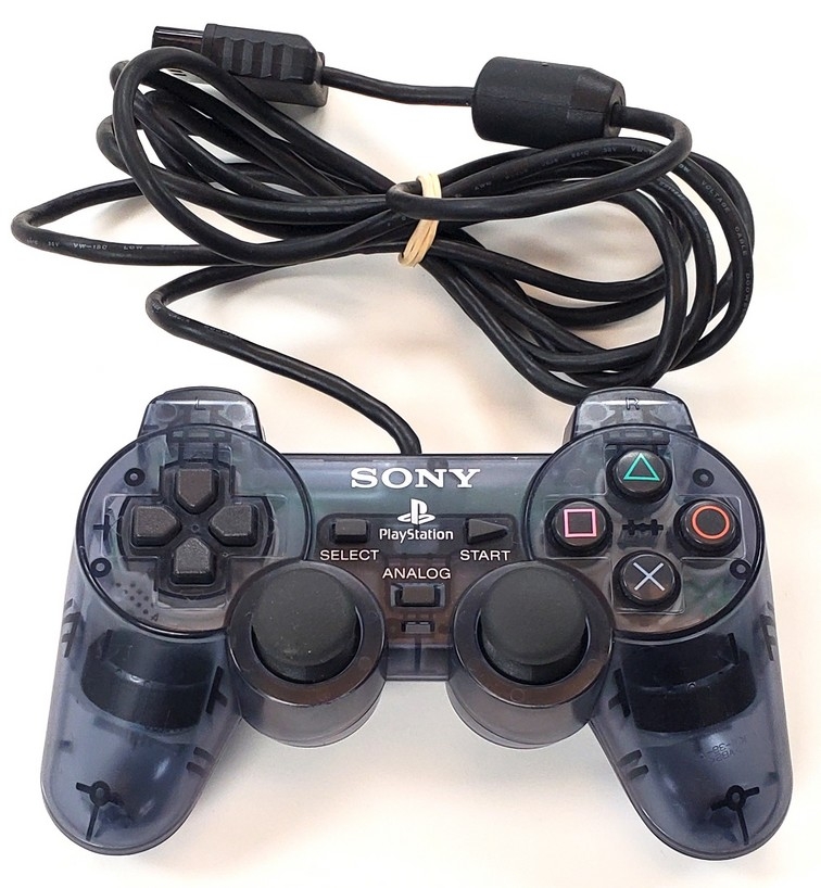 Playstation 2 Smoke Black Dualshock 2 Controller