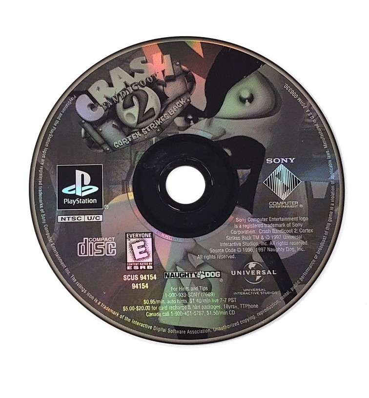 Crash Bandicoot 2: Cortex Strikes Back (Greatest Hits) (C)